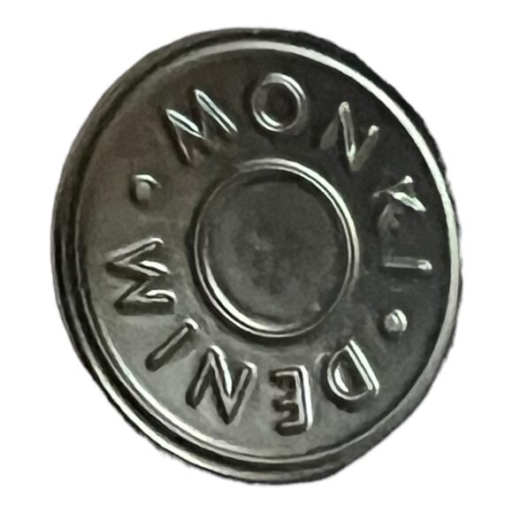 Oki by Monki Jeans 25 Black stretch Denim Jeggings Basic Goth EMo punk Biker - Picture 3 of 7